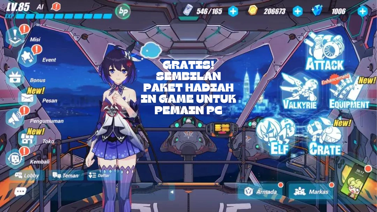 Gratis! Sembilan Paket Hadiah In Game untuk Pemain PC