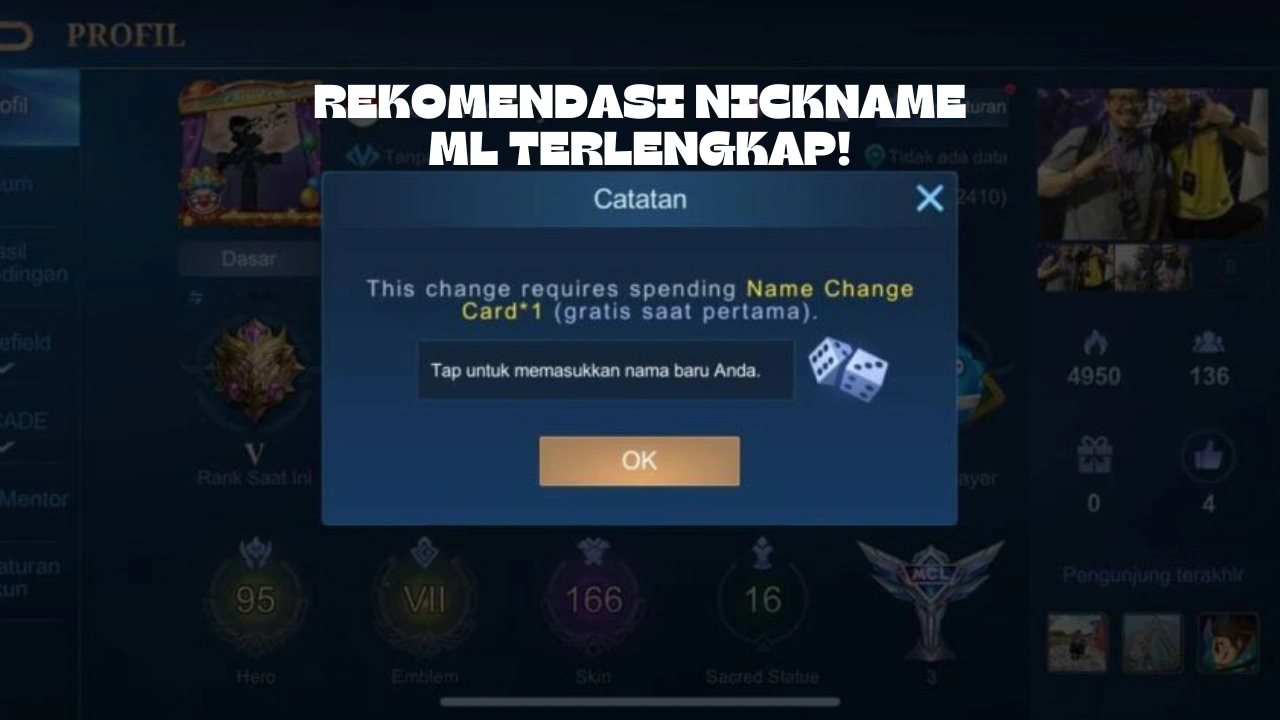 Rekomendasi Nickname ML Terlengkap!